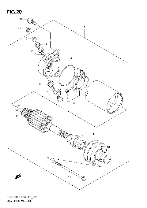 STARTING MOTOR