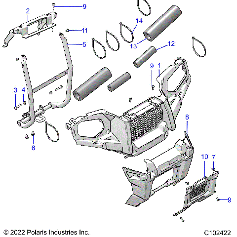 BODY, FRONT BUMPER and MOUNTING - A23SJS57CX/EX (C102422)