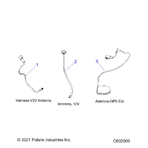 ELECTRICAL, GPS HARNESS AND ANTENNA - S23TLG8RS/8RE (C602000)