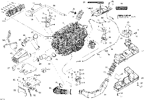 01- Engine And Air Intake Silencer