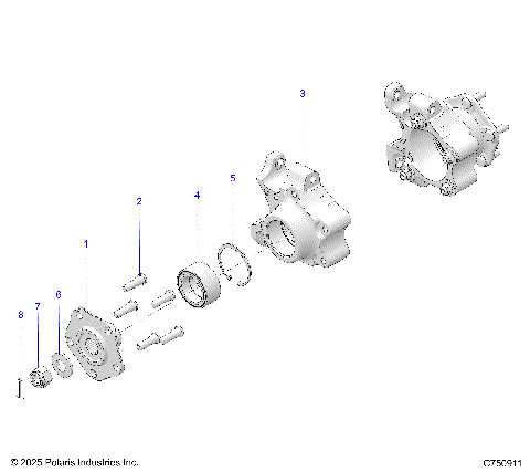 SUSPENSION, REAR CARRIER AND HUB - Z26NMX99A4/A6 (C750911)
