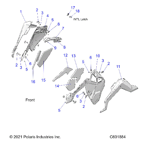 BODY, SIDE PANELS AND TRIM - S24TLB6RSL/REL (C601884)
