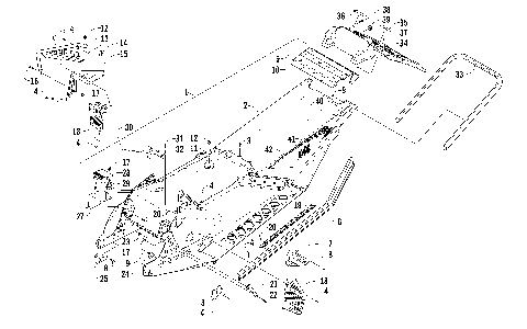 CHASSIS, REAR BUMPER, AND SNOWFLAP ASSEMBLY [94575]