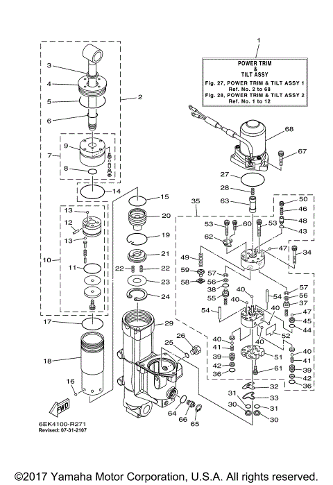 POWER TRIM TILT ASSY 1
