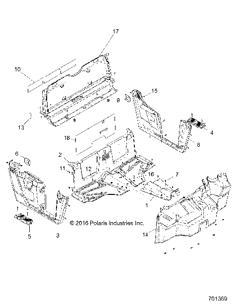 BODY, FLOOR and FENDERS - R21RM250A1 (701369)