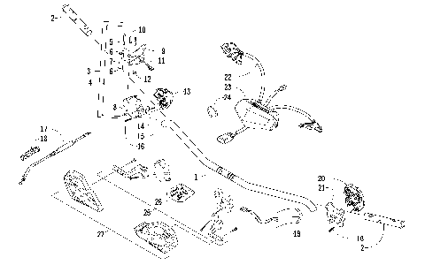 HANDLEBAR AND CONTROLS [96752]