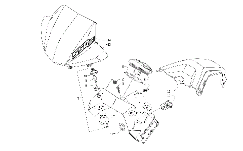 CONSOLE AND INSTRUMENT ASSEMBLY [302111]