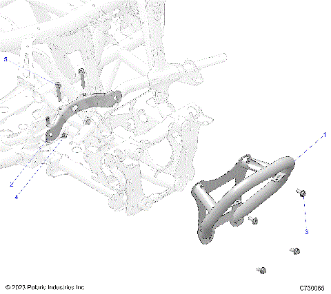 CHASSIS, BUMPER MOUNTING - Z24G4E92AL/BL (C750065)