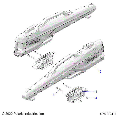 ACCESSORY, GUN BOOT and MOUNT - G21GMH99AL/BL (C701124-1)