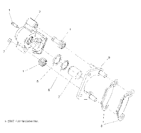 BRAKES, REAR CALIPER - A09GJ45AA (49ATVCALIPERRR08OUT525S)