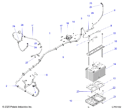 ELECTRICAL, BATTERY AND CABLES - Z26RRE2KAL (C760102)