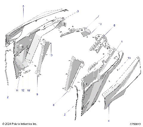 BODY, REAR FENDERS - Z25S4D92AA/AL/BA/BF/AF/BL (C750610)