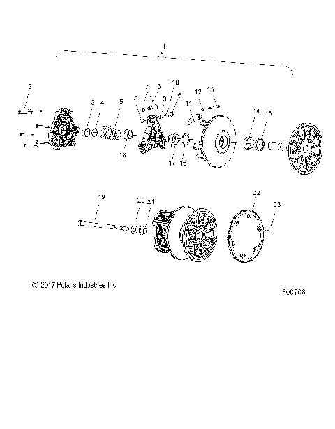 DRIVE TRAIN, CLUTCH, PRIMARY - S18EFK6PSL/PSA/PEB (600706)