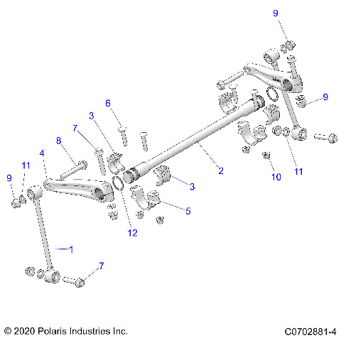 SUSPENSION, FRONT STABILIZER BAR - Z23GAE92A/92B (C0702881-4)