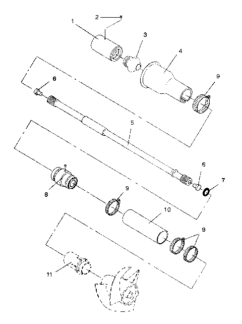 DRIVE SYSTEM SLT 750 B944170 (4925942594012A)