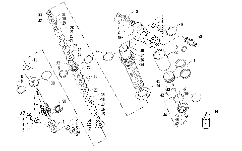 FRONT SUSPENSION SHOCK ABSORBER [98537]