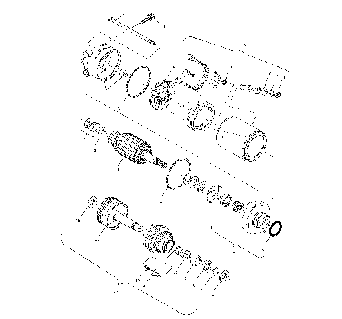 STARTING MOTOR - B994596 (4955995599c005)
