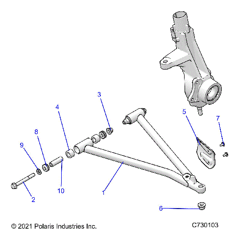 SUSPENSION, A-ARM and STRUT MOUNTING - R23MAA57B1/EB4/B9 (C730103)