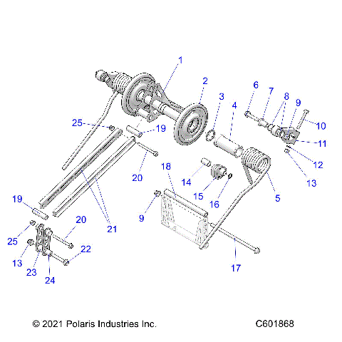 SUSPENSION, TORQUE ARM, REAR - S24TKP9FS (C601868)
