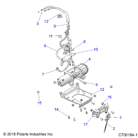 ACCESSORY, WINCH - G21GAB99CM/FM (C700184-1)