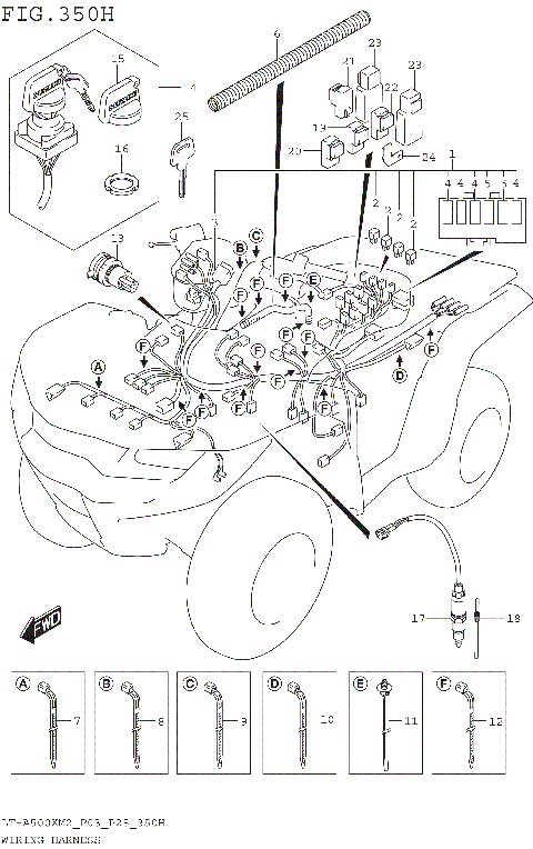 WIRING HARNESS (LT-A500XPZM2 P28)