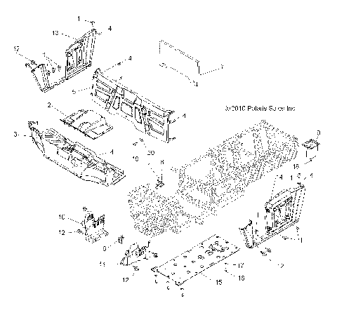 BODY, FLOOR and FENDERS - R11HR76AG/AR (49RGRMOLDINGS116X6)
