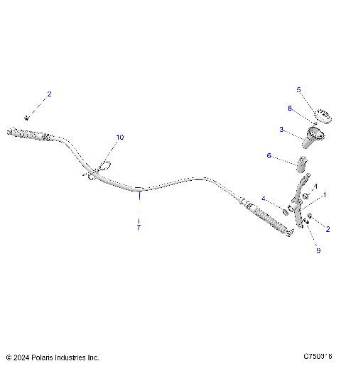 DRIVE TRAIN, GEAR SELECTOR - Z25ASE99P5 (C750316)