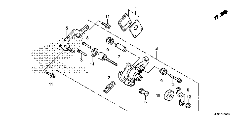 PARKING BRAKE CALIPER