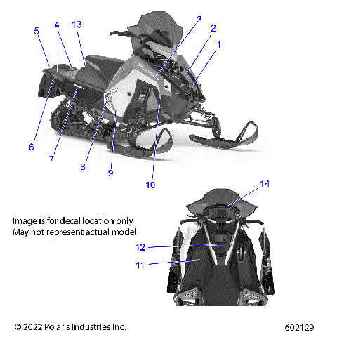 BODY, DECAL, BLACK SIDE PANEL W/FLAT BLACK ACCENT - S23TDP9FS (602129)
