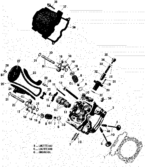 01- Cylinder Head, Front