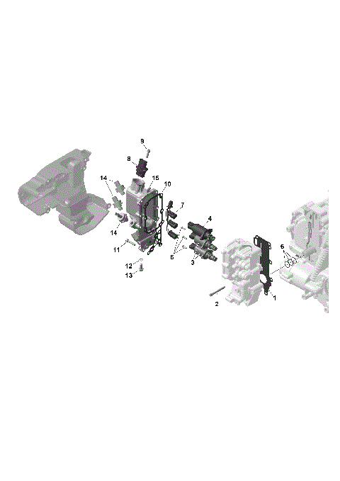 01- ROTAX - GearBox Hydraulic Housing