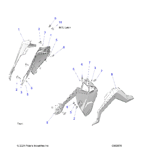 BODY, SIDE PANELS AND TRIM - S26TGG9BS/9BEL (C602875)