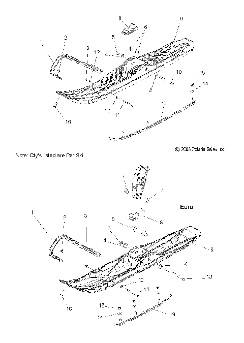 STEERING, SKI ASM. - S09PB8ES/ESL (49SNOWSKIASM09600DRGN)