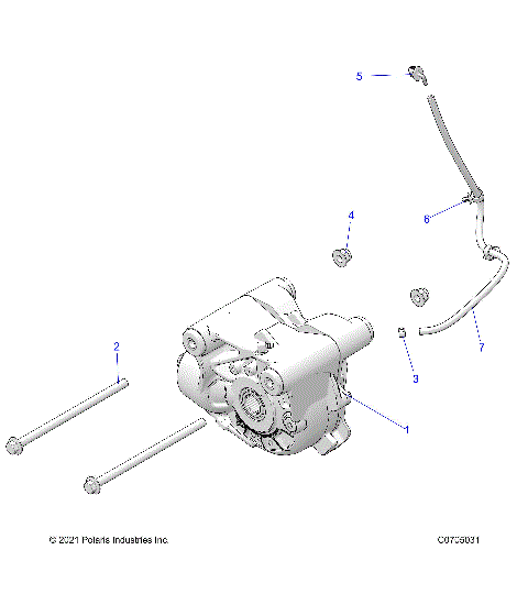 DRIVE TRAIN, FRONT GEARCASE MOUNTING - Z23G4C92AL/BL (C0705031)