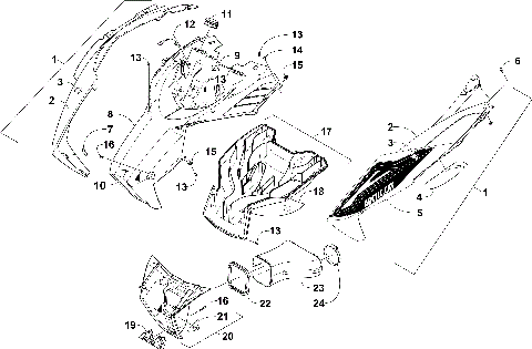 HOOD AND AIR INTAKE ASSEMBLY [103604]