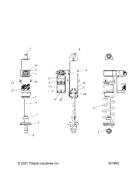 SUSPENSION, SHOCK, IFS - S24TKL8RS (601983)