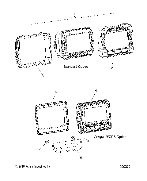 ELECTRICAL, MULTI FUNCTION GAUGE - S19EEC8PS/PEB ALL OPTIONS (600266)