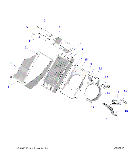 ENGINE, COOLING, RADIATOR - S25AJT6REL (C602718)