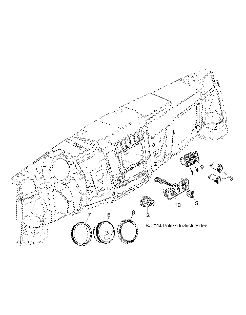 ELECTRICAL, DASH CONTROLS - ASM-CABLE,BAT TO STARTER SOL (49BRUTUSCONTROLS14)