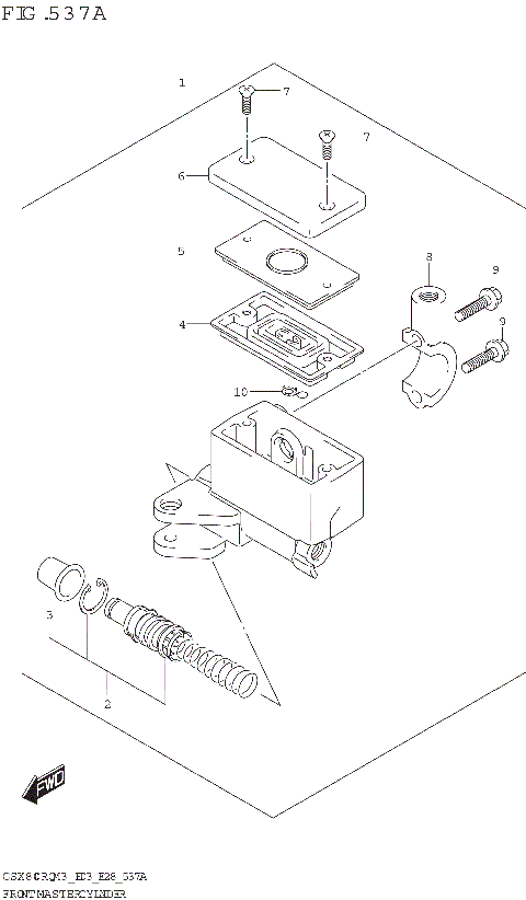 FRONT MASTER CYLINDER
