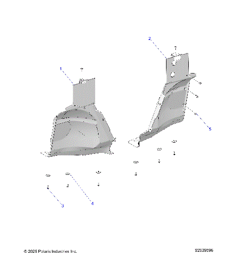BODY, FRONT CLOSE OFFS
