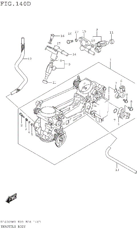 THROTTLE BODY (DL650XAM2 E03)