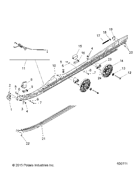 SUSPENSION, RAIL MOUNTING - S16EL8PE/PS/PSL ALL OPTIONS (600111)