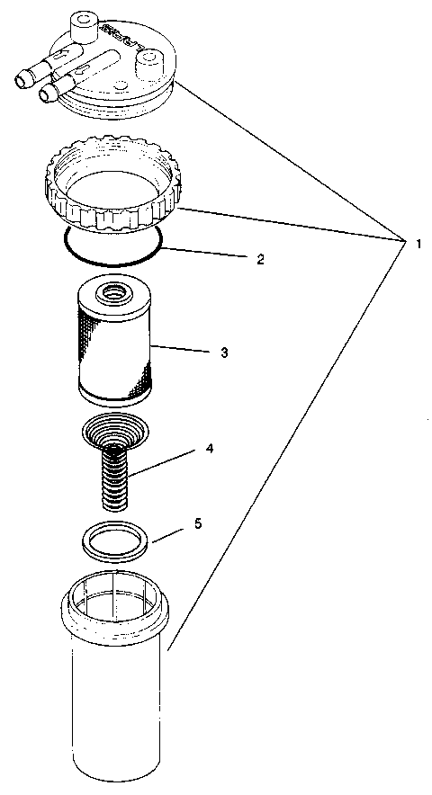 FUEL/WATER SEPARATOR SLT 780 B964588 and  Intl. SLT 780 I964588 (4935683568C009)