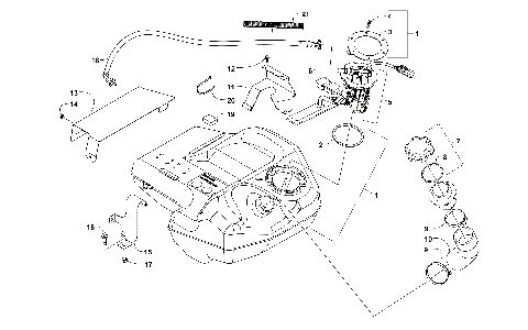 GAS TANK ASSEMBLY [300807]