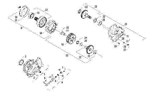 GEARCASE ASSEMBLY [88593]