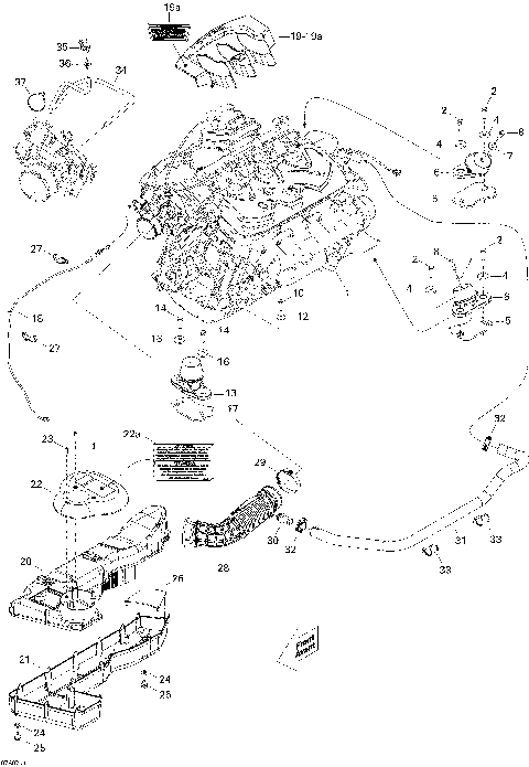 01- Engine And Air Intake Silencer