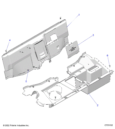 BODY, REAR CLOSEOFF - Z23NAE99PR (C703192)