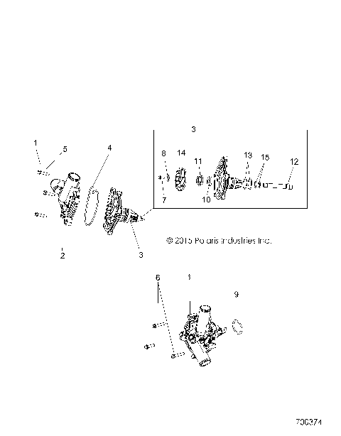 ENGINE, COOLING, WATERPUMP - R18RVU99AS (700374)