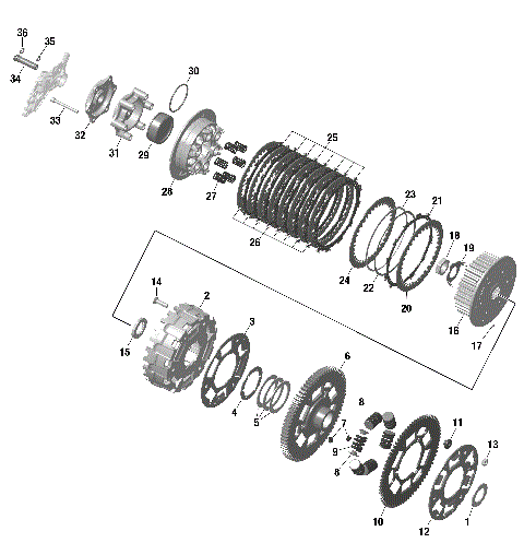 01- ROTAX - Clutch